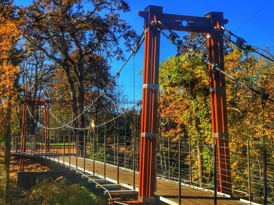 ASCE OREGON PROJECT OF THE YEAR - J. Polk Currin Swinging Bridge
